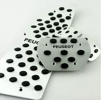 Накладки на педали для Peugeot 408 2012 -