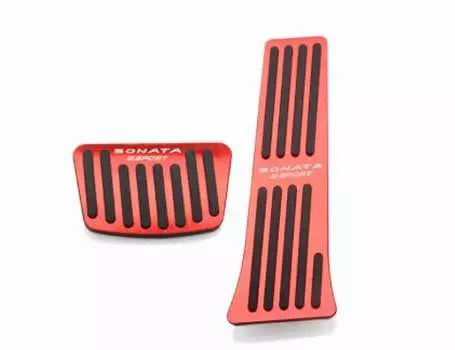 Накладки на педали, красные You Qiang QNG00191 для Hyundai Sonata (8G) DN8 2020-