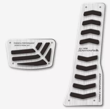 Накладки на педали тормоза и сцепления Mobis для Санта Фе 4 (Hyundai Santa Fe 2018 - 2019)