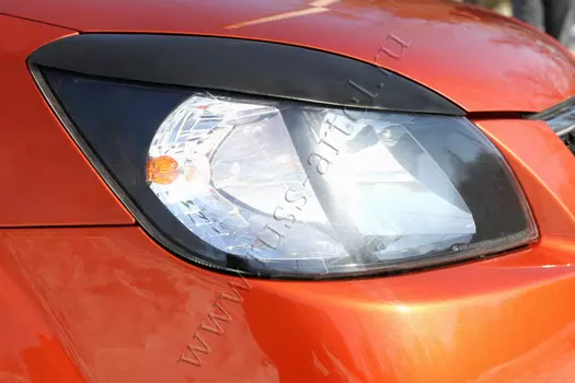 Накладки на передние фары (реснички) Русская Артель KIA Rio I 2005-2011