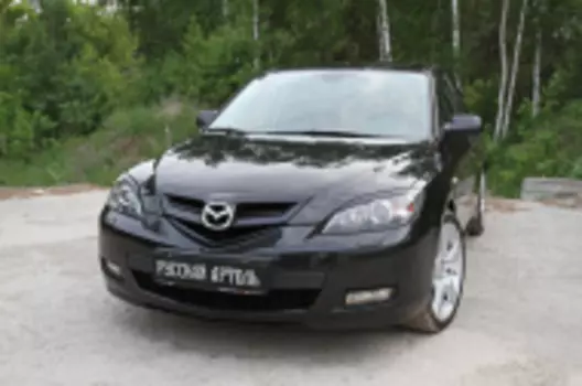 Накладки на передние фары (реснички) Русская Артель Mazda 3 седан 2003-2008