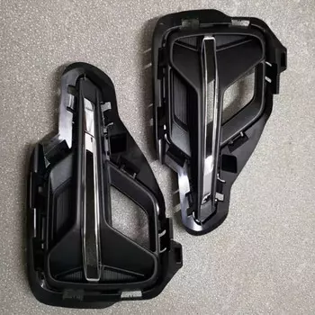 Накладки на передние противотуманные фары (ПТФ) (левая / правая) для Changan CS75 2015 -