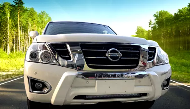 Накладки на передний и задний бампер для Nissan Patrol 2014 -