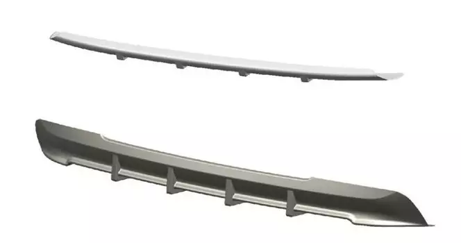 Накладки на передний и задний бамперы для Hyundai i30N 2019 -