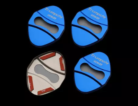 Накладки на петли дверных замков для GAC Trumpchi GS8 2018, 2019, 2020