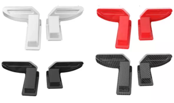 Накладки на петли стекла (красный карбон) Xinranda JMY04-GHW-RC для Suzuki Jimny (Джимни) 2019-