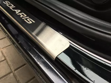 Накладки на пороги 4шт Hyundai R8450H5501 Hyundai Sonata 2020-