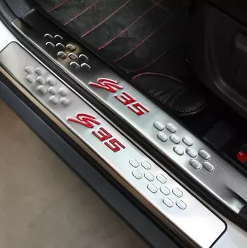 Накладки на пороги для Changan CS35 2014-