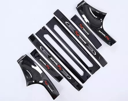 Накладки на пороги для Haval F7X (Хавал Ф7Х) 2019 +