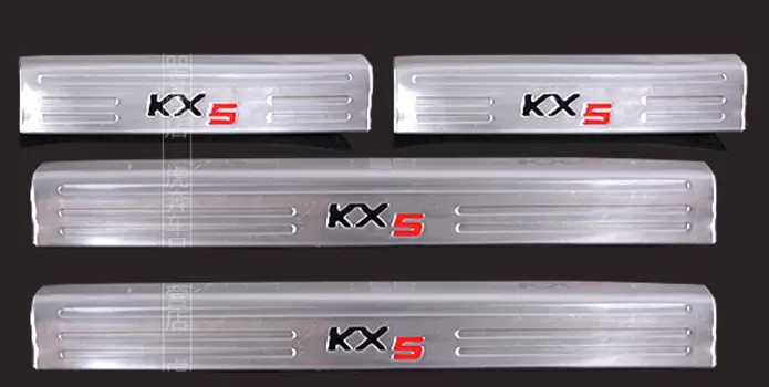 Накладки на пороги для KIA Sportage IV 2016-