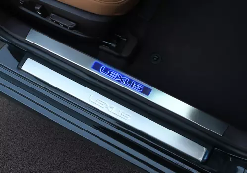 Накладки на пороги для Lexus ES 2012 -