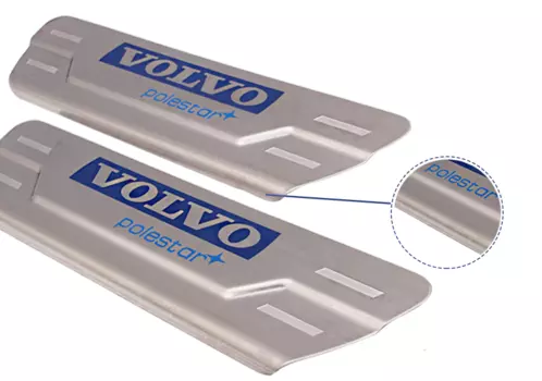 Накладки на пороги FULL для Volvo XC60 (2014 - 2017)