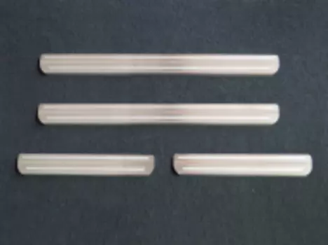 Накладки на пороги (лист шлифованный с полосой) 4шт MERXCL18-25 для Mersedes X-Class 2017 -