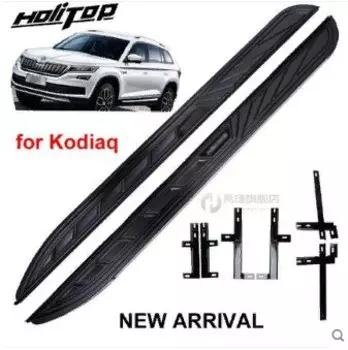 Накладки на пороги (пластиковые) Skoda Kodiaq 2017-