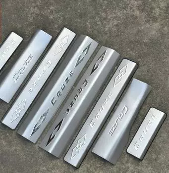 Накладки на пороги с надписью Cruze для Chevrolet Cruze