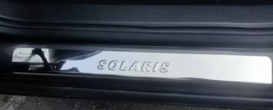 Накладки на пороги, штамп R8450H5200 Hyundai Solaris 2017-