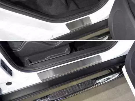 Накладки на пороги TCC FORKUG17-06 Ford Kuga 2016-