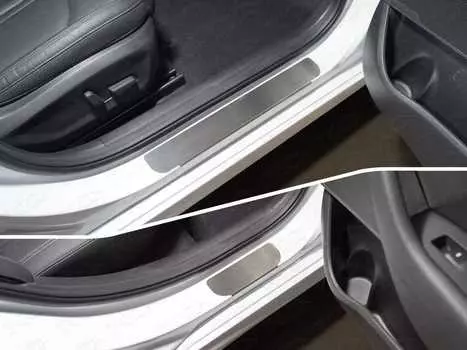 Накладки на пороги TCC HYUNSON18-03 Hyundai Sonata 2018-