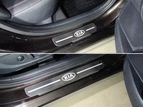 Накладки на пороги TCC KIAOPT17-12 Kia Optima 2017-