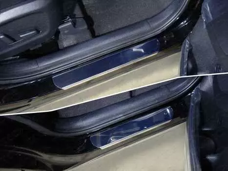 Накладки на пороги TCC KIASORPR18-01 Kia Sorento Prime 2018-