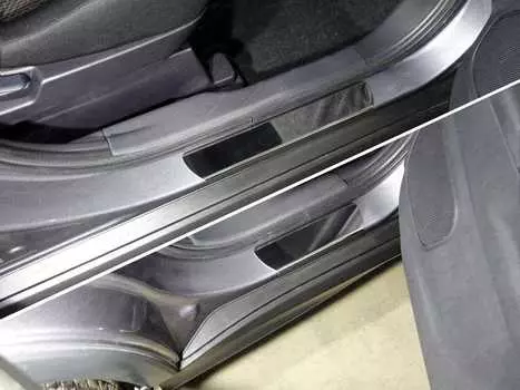 Накладки на пороги TCC MITSASX17-01 Mitsubishi ASX 2017-