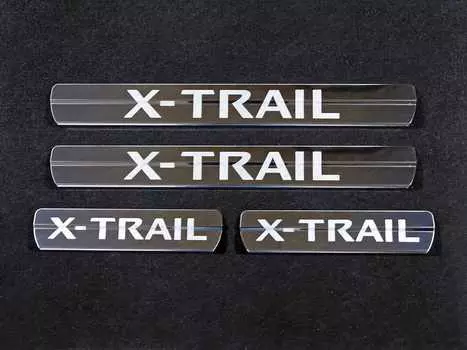 Накладки на пороги TCC NISXTR15-29 Nissan X-Trail 2018