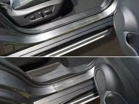 Накладки на пороги TCC NISXTR18-02 Nissan X-Trail 2018-