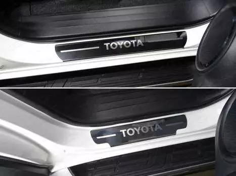 Накладки на пороги TCC TOYFORT17-03 Toyota Fortuner 2017-