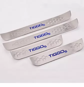 Накладки на пороги внешние для Chery Tiggo 5 (T21)