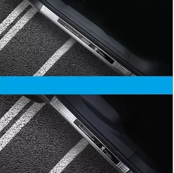 Накладки на пороги (внешние) для Peugeot 3008 2017-