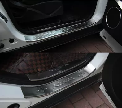 Накладки на пороги внешние, удлиненные