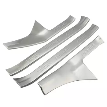 Накладки на пороги (внешние+внутренние) для Subaru XV (2011 - 2017)