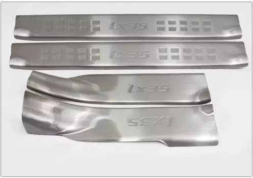 Накладки на пороги (внутренние) для Hyundai ix35 (2010 - 2015)