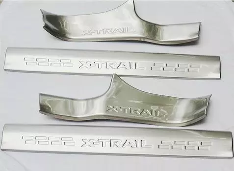 Накладки на пороги внутренние для Nissan X-Trail T32 2014 -