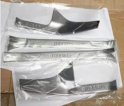 Накладки на пороги (внутренние) для Subaru XV (2011 - 2017)