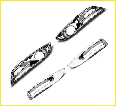 Накладки на ПТФ и катафоты Nissan Sentra (2014 - по н.в.)