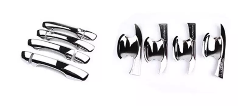 Накладки на ручки и подручки для Volkswagen Tiguan 2017-