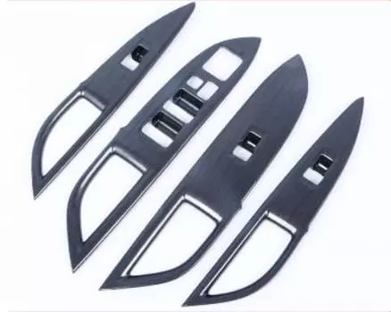 Накладки на стеклоподъемники Ou Bailun BLN00210 Mitsubishi Outlander (3G) рест. 2 2015 -, рест. 3 2018 -