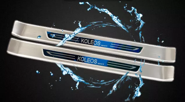 Накладки на внешние и внутренние пороги FuRuiSi для Renault Koleos 2017 -