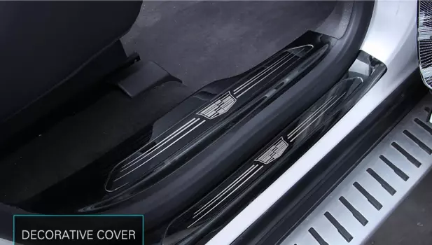 Накладки на внутренние и внешние пороги для Cadillac XT5 2016 -