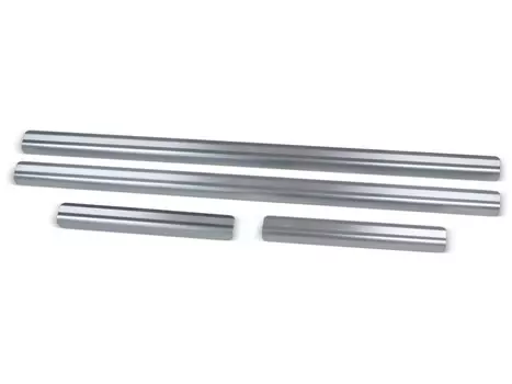 Накладки на внутренние пороги, 4 части, нерж. Rival NP.4106.3 для Nissan Qashqai 13-