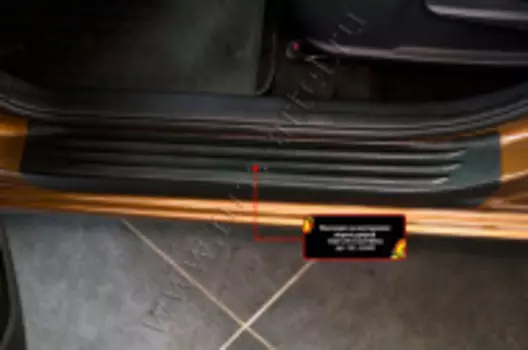 Накладки на внутренние пороги дверей Русская Артель KIA Ceed (хэтчбэк) 2015-