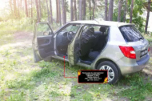 Накладки на внутренние пороги дверей Русская Артель Skoda Fabia II 2007-2009