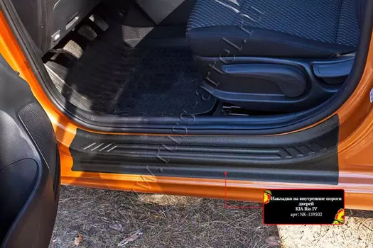 Накладки на внутренние пороги передних дверей (2 шт.)