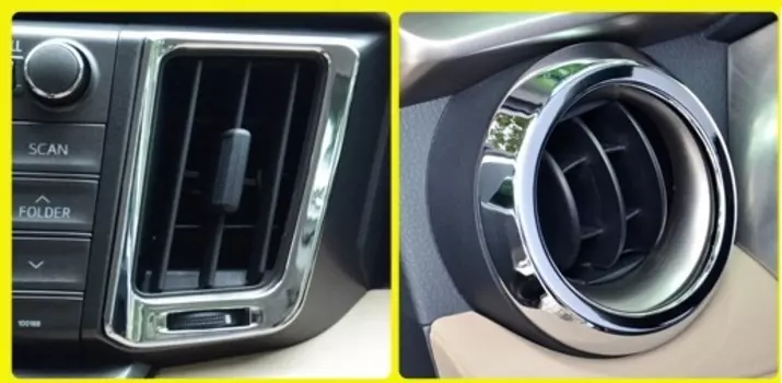 Накладки на воздуховоды для Toyota RAV4 (2013 - 2015)