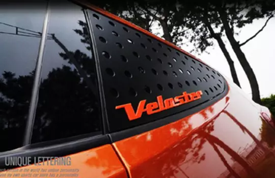 Накладки на задние форточки для Hyundai Veloster 2011 -