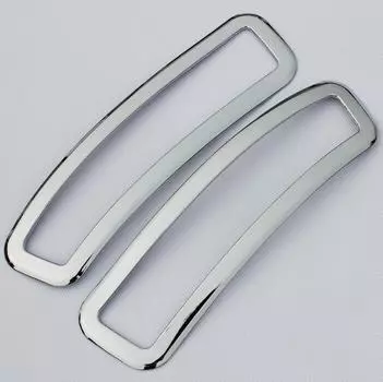 Накладки на задние катафоты хромированные для Peugeot 408 2012 -