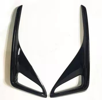 Накладки на задние катафоты (красный, черный карбон, хром) для Toyota C-HR 2018 -