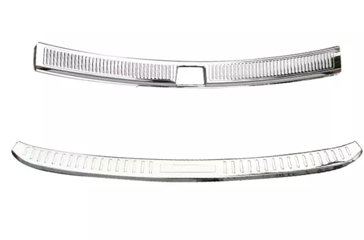 Накладки на задний бампер и багажный проем для Volkswagen Touareg 2018 -