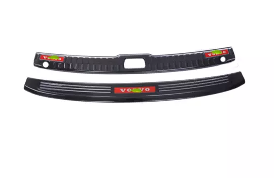 Накладки на задний бампер и багажный проем для Vovlo S90